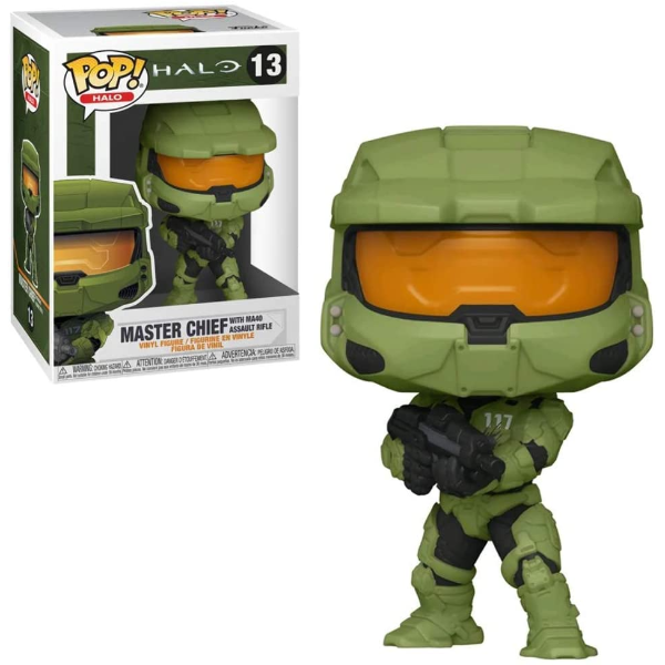 13 MASTER CHIEF WITH MA40 ASSAULT RIFLE