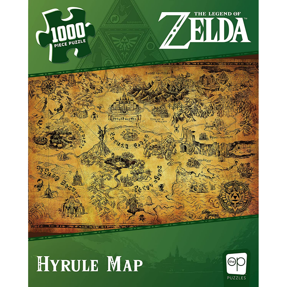 ROMPECABEZAS THE LEGEND OF ZELDA HYRULE MAP