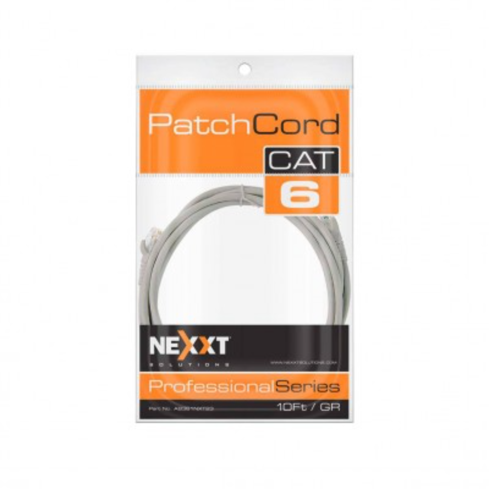 CABLE DE RED NEXXT CAT6 10FT