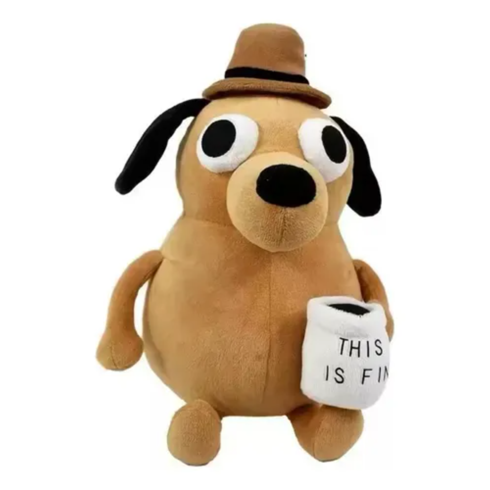 PELUCHE THIS IS FINE DOG