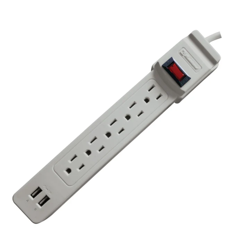 MULTICONTACTO SUPRESOR DE PICOS CON USB